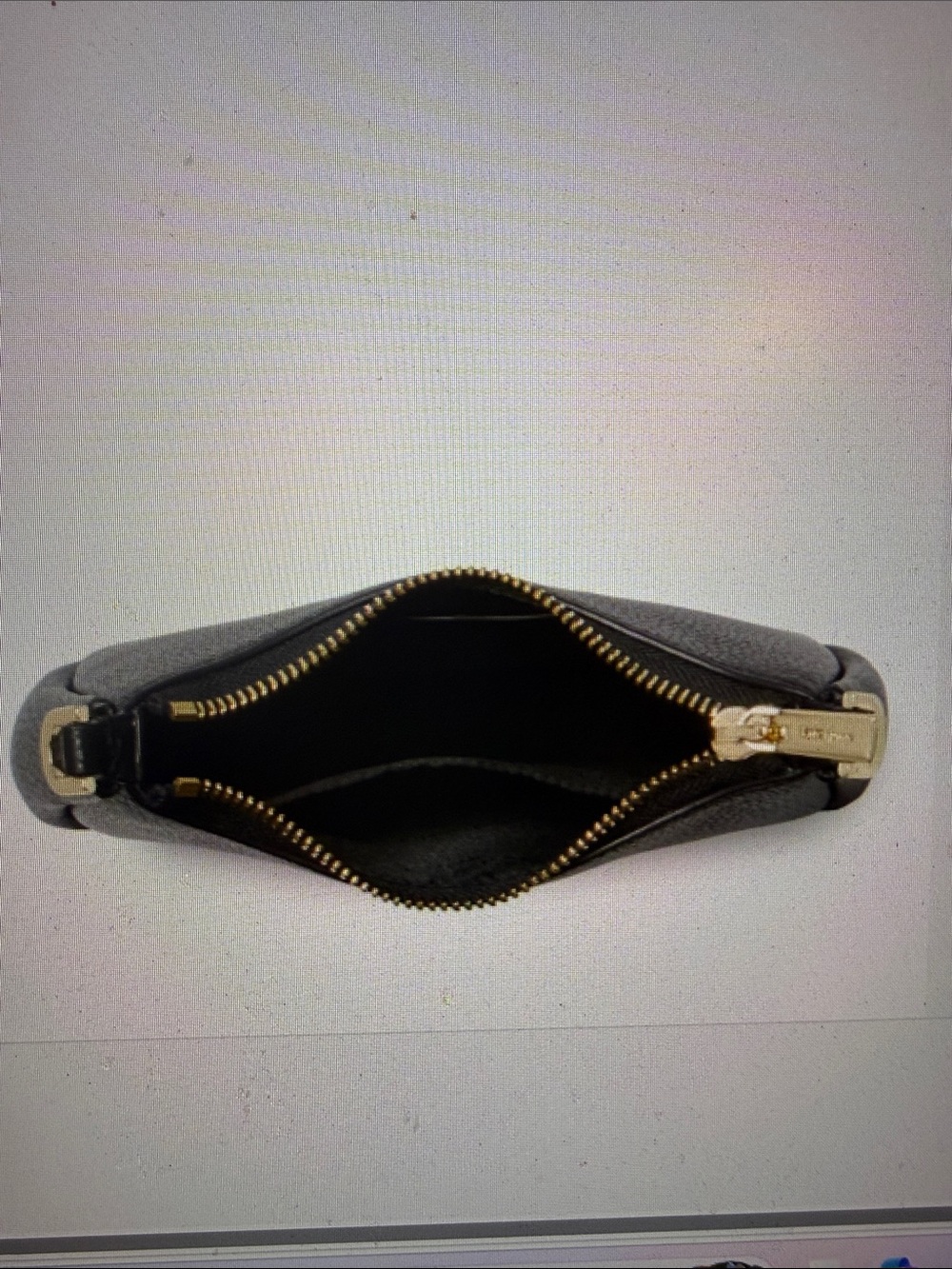 kate spade Black Pebbled Leather Hobo Shoulder Bag with Gold Spade Logo - Picture 4 of 6
